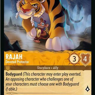 Disney Lorcana: Whispers In The Well COMMON Rajah - Devoted Protector #6/204