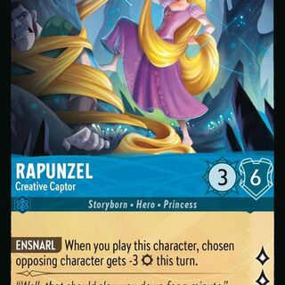 Disney Lorcana: Whispers In The Well COMMON Rapunzel - Creative Captor #143/204