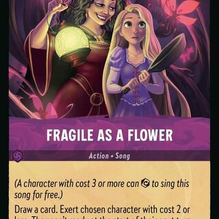 Disney Lorcana: Whispers In The Well COMMON Fragile As A Flower #65/204