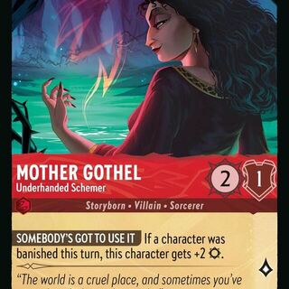 Disney Lorcana: Whispers In The Well COMMON Mother Gothel - Underhanded Schemer #110/204