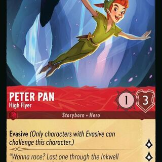 Disney Lorcana: Whispers In The Well COMMON Peter Pan - High Flyer #105/204