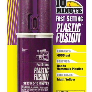 Super Glue - 10 Minute Fast Setting Plastic Fusion 1oz/28.3g
