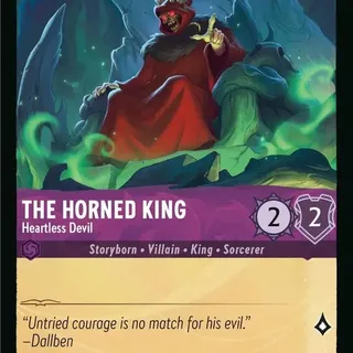 Disney Lorcana: Whispers In The Well COMMON The Horned King - Heartless Devil #38/204