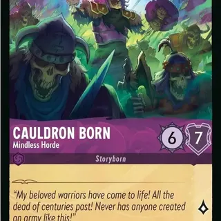 Disney Lorcana: Whispers In The Well COMMON Cauldron Born - Mindless Horde #39/204