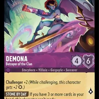 Disney Lorcana: Whispers In The Well COMMON Demona - Betrayer Of The Clan #40/204