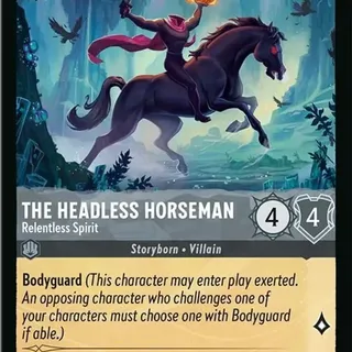 Disney Lorcana: Whispers In The Well COMMON The Headless Horseman - Relentless Spirit #194/204