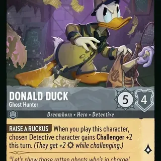 Disney Lorcana: Whispers In The Well COMMON Donald Duck - Ghost Hunter #172/204
