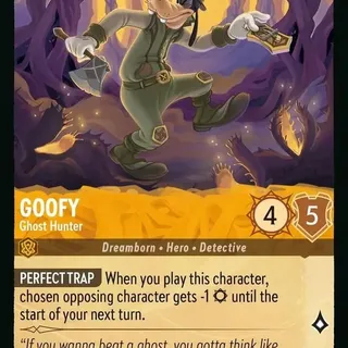 Disney Lorcana: Whispers In The Well COMMON Goofy - Ghost Hunter #21/204
