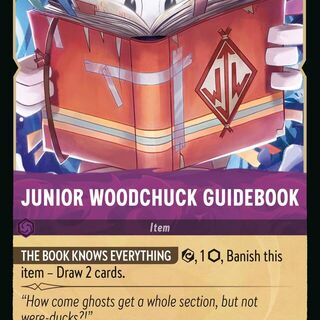 Disney Lorcana: Whispers In The Well COMMON Junior Woodchuck Guidebook #66/204