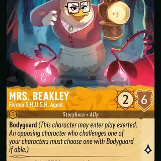 Disney Lorcana: Whispers In The Well COMMON Mrs Beakley - Former S.H.U.S.H Agent #11/204