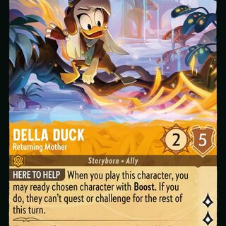Disney Lorcana: Whispers In The Well COMMON Della Duck - Returning Mother #22/204