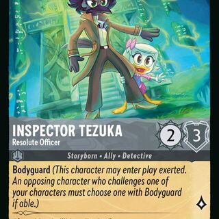 Disney Lorcana: Whispers In The Well COMMON Inspector Tezuka - Resolute Officer #177/204