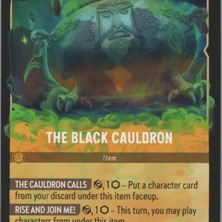 Disney Lorcana: Whispers In The Well LEGENDARY The Black Cauldron #32/204