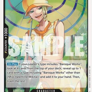 One Piece Miss.Valentine Mikita OP14-087 Azure Sea's Seven
