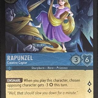 Disney Lorcana: Whispers In The Well COMMON FOIL Rapunzel - Creative Captor #143/204