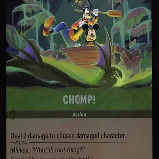 Disney Lorcana: Whispers In The Well COMMON FOIL Chomp #96/204