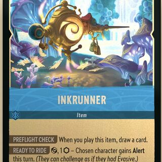 Disney Lorcana: Whispers In The Well UNCOMMON FOIL Inkrunner #169/204