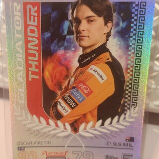 Oscar Piastri #318 2024 Topps Turbo Attax Formula 1 Thunder
