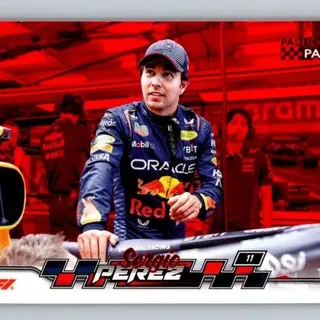 Topps F1: Paddock Pass 2024 Sergio Perez #2 Red Foil