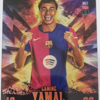 Lamine Yamal 2024 Topps Match Attax UEFA Invinciballer