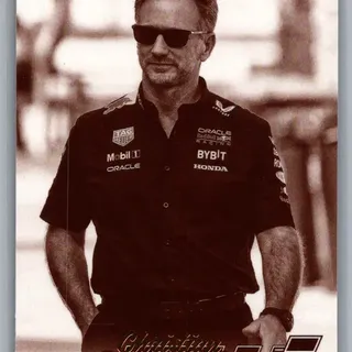 TOPPS Paddock Pass 2024 F1 Christian Horner #72 - Sepia Foil