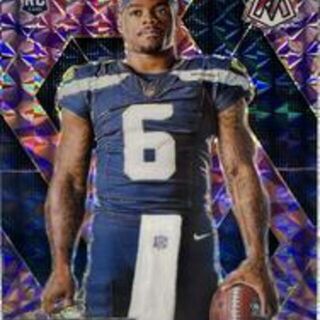 NFL 2025 Panini Mosaic: Seahawks - Jalen Milroe #283 Mosaic Reactive Purple
