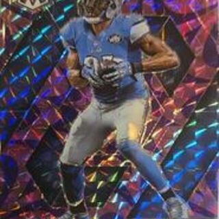 NFL 2025 Panini Mosaic: Lions - Calvin Johnson #90 Mosaic Reactive Purple
