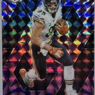 NFL 2025 Panini Mosaic: Bears - Cole Kmet #48 Mosaic Reactive Purple