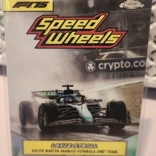 Lance Stroll #75-AM 2025 Topps Chrome Formula 1 1975 Speed Wheels