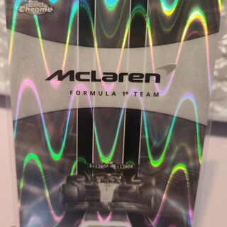 McLaren Formula 1 Team [Black White RayWave Refractor] #176 2025 Topps Chrome Formula 1