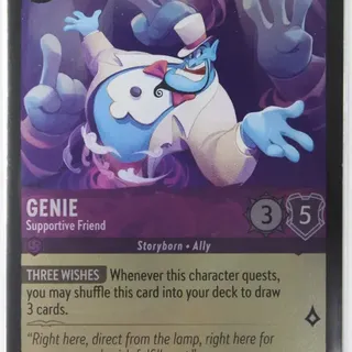 Disney Lorcana: Fabled RARE FOIL Genie - Supportive Friend #54/204