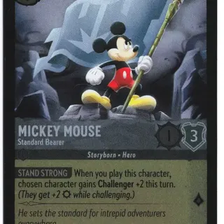 Disney Lorcana: Fabled COMMON FOIL Mickey Mouse - Standard Bearer #185/204