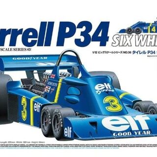 Tamiya 1/12 1976 Tyrrell P34 Six Wheeler w/Photo-etched Parts