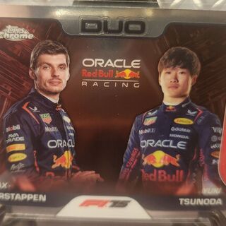 Max Verstappen / Yuki Tsunoda #164 Duo 2025 Topps Chrome Formula 1