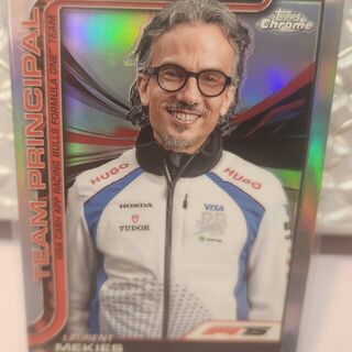 Laurent Mekies #197 2025 Topps Chrome Formula 1