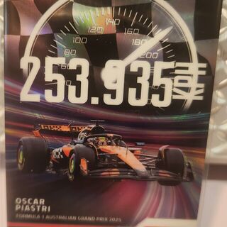 Oscar Piastri #TS-3 2025 Topps Chrome Formula 1 Top Speed