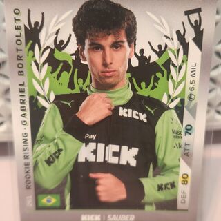 Gabriel Bortoleto #261 2025 Topps F1 Turbo Attax