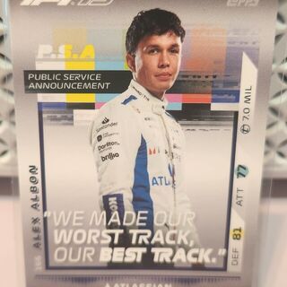 Alex Albon #166 2025 Topps F1 Turbo Attax