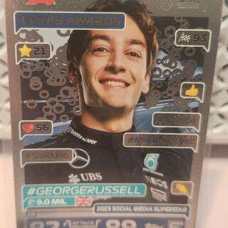 George Russell #310 2024 Topps Turbo Attax Formula 1