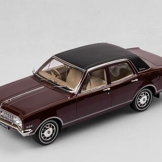Holden HK Brougham - Burgundy Maroon - Authentic Collectables 1:18