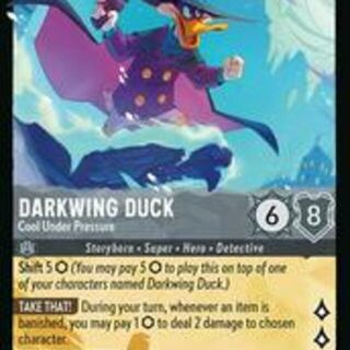 Disney Lorcana: Winterspell LEGENDARY Darkwing Duck - Cool Under Pressure #192/204