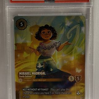 Disney Lorcana: Shimmering Skies PROMO Mirabel Madrigal - Family Gatherer #7/P2 Store Championship PSA 10