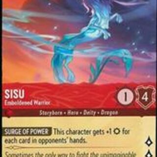 Disney Lorcana: Fabled RARE FOIL Sisu - Emboldened Warrior #118/204