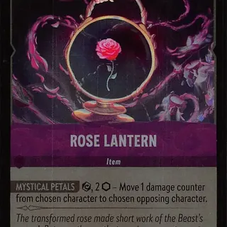 Disney Lorcana: Fabled COMMON FOIL Rose Lantern #67/204