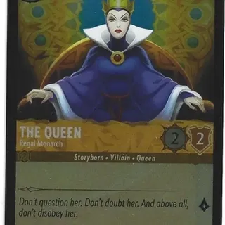 Disney Lorcana: Fabled COMMON FOIL The Queen - Regal Monarch #7/204