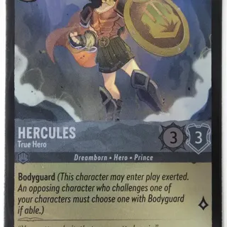 Disney Lorcana: Fabled COMMON FOIL Hercules - True Hero #191/204