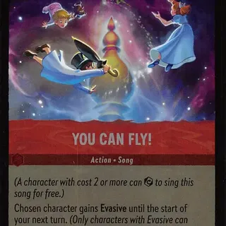 Disney Lorcana: Fabled COMMON FOIL You Can Fly #131/204
