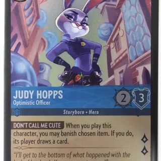 Disney Lorcana: Fabled UNCOMMON FOIL Judy Hopps - Optimistic Officer #157/204