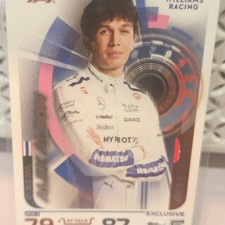 Alex Albon #MGA3 Revved Up 2024 Topps Turbo Attax Formula 1
