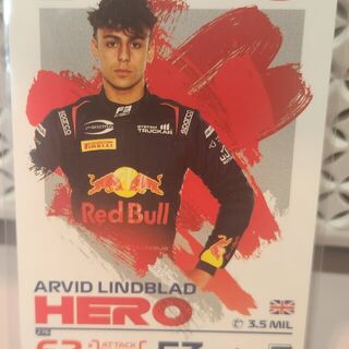 Arvid Lindblad #276 2024 Topps Turbo Attax Formula 1